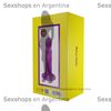 HITSENS 3 - Dildo de Silicona de Doble Densidad (Color Lila)